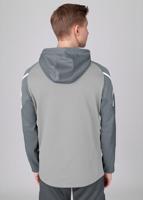 JAKO 6722 Sweater Met Kap Performance - Zachtgrijs/Steengrijs - M - thumbnail