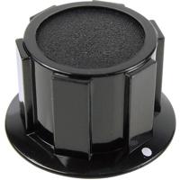 Cliff FC1611 FC1611 Draaiknop Zwart (Ø x h) 25.4 mm x 15.1 mm 1 stuk(s) - thumbnail