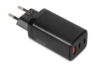 iBOX C-65 Zwart, GaN 65W universele oplader - thumbnail