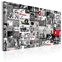 Schilderij - Street Art: Banksy - thumbnail