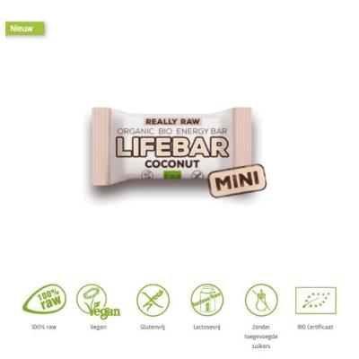 Lifefood Lifebar kokos mini bio 25 Gram