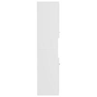 Badkamerkast 30x30x130 cm spaanplaat wit - thumbnail