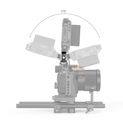 SmallRig 2905 Swivel and Tilt Adjustable Monitor Mount with Cold Shoe Mount