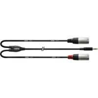 CORDIAL 1,8 M REAN JACKPLUG 3,5 MM/2X XLR M - thumbnail
