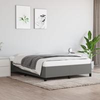 Bedframe stof donkergrijs 140x190 cm - thumbnail