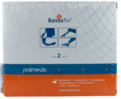 Bandafix Elastisch Netverband Katoen Bovenarm/Elleboog/Onderbeen/Voet (25m)