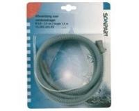 Scanpart afvoerslang condensdroger 8x10mm 1,5m Droger accessoire Grijs - thumbnail