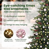 VidaXL Kunstkerstboom groen 240 cm pvc en metaal en plastic - thumbnail