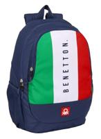Schoolrugzak Benetton Flag Marineblauw 32 x 44 x 16 cm - thumbnail