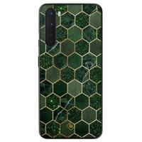 OnePlus Nord hoesje - Kubus groen - thumbnail