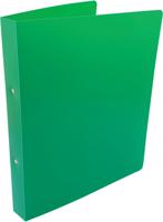 Alpha ringmap, voor ft A4, uit PP, 2 ringen van 25 mm, groen - thumbnail