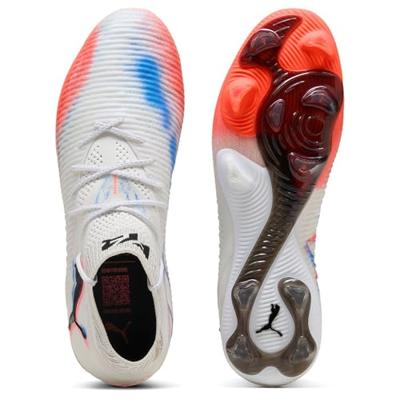 PUMA Future 8 Ultimate FG White-Black-Glowing Red - 9,5/44
