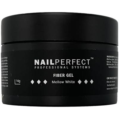 NailPerfect Gel Fiber Gel Mellow White 14gr NailPerfect Gel Fiber Gel Mellow White 14gr