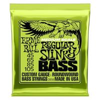 Ernie Ball 2856 Medium Scale Regular Slinky Bass 45-105 snarenset voor elektrische basgitaar - thumbnail