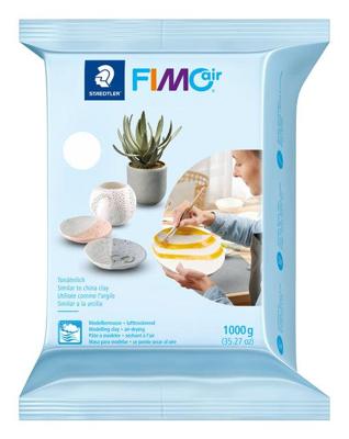 Boetseerklei staedtler fimo air 1kg wit | 6 stuks