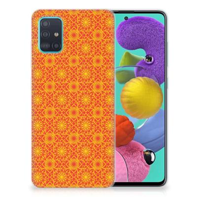 Samsung Galaxy A51 | TPU bumper | Batik Oranje Samsung Galaxy A51 | TPU bumper | Batik Oranje