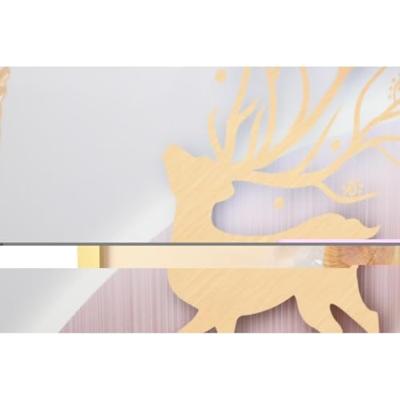 Schilderij DKD Home Decor Aluminium Hout MDF 80 x 3 x 160 cm