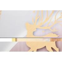 Schilderij DKD Home Decor Aluminium Hout MDF 80 x 3 x 160 cm - thumbnail