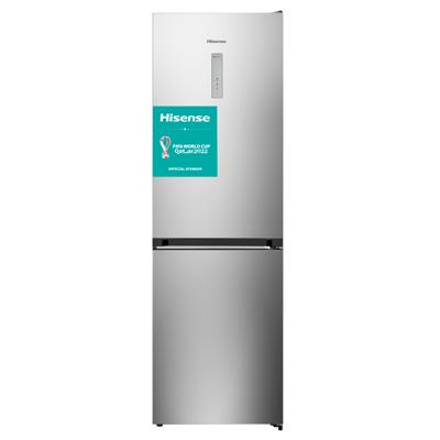 Hisense RB400N4BC3 koel-vriescombinatie Vrijstaand Roestvrijstaal 308 l A+++