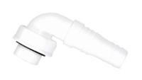 Kirchhoff Kunststof apparaataansluiting 90°, wit, 1"IT x 3/4"-mondstuk, voor inbouw wasapparaatsifon - 98839320 - thumbnail