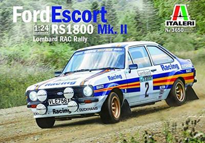 Italeri 3650 Ford Escort RS 1800 MK.II Lombard Auto (bouwpakket) 1:24