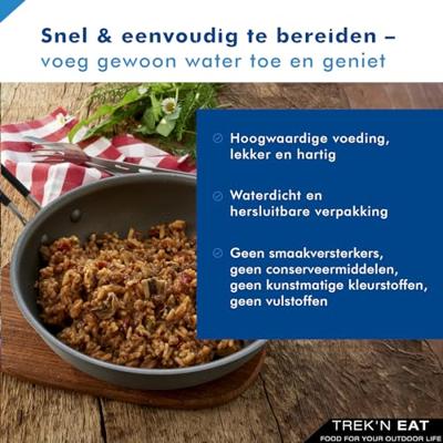 Trek&apos;n eat Beef Stroganoff With Rice Reismaaltijd Multi 160 g