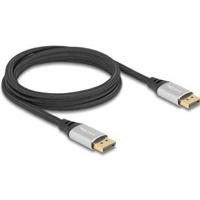 DeLOCK 80634 DisplayPort kabel 2 m Zwart, Zilver - thumbnail