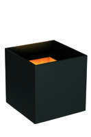 Lucide AXI - Wandspot / Wandlamp Badkamer - LED - 2x7W 2700K - IP54 - Verstelbare stralingshoek - Zwart - thumbnail
