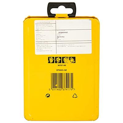 DeWALT DT5923 19-delige Metaalborenset in Metalen Cassette