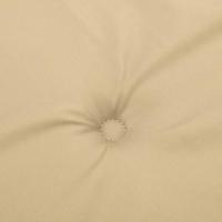 Tuinbankkussens 2 st 200x50x7 cm stof gemleerd beige - thumbnail