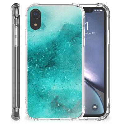 Back Cover Apple iPhone Xr Painting Blue Back Cover Apple iPhone Xr Painting Blue