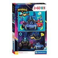 Clementoni legpuzzel super color batwheels, 2x60st. - thumbnail