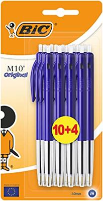 Bic M10 10+4 stuks blauw