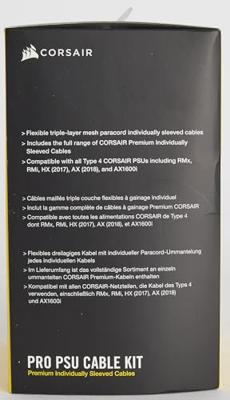Corsair Premium Individually Sleeved PSU Pro Kit Type 4 Gen 4 kabel Corsair Premium Individually Sleeved PSU Pro Kit Type 4 Gen 4 kabel
