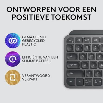Logitech MX Keys Mini Minimalist Wireless Illuminated Keyboard - thumbnail