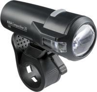 AXA Voorlicht compactline 20 lux led oplaadbaar zwart - thumbnail