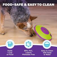 Nina Ottosson dog treat maze paars / lime - thumbnail