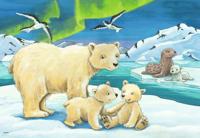 Ravensburger Legpuzzel jonge dieren uit de hele wereld, 2x12 st. - thumbnail