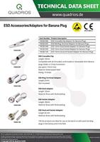 Quadrios ESD-adapter Bus, Krokodilklem - thumbnail