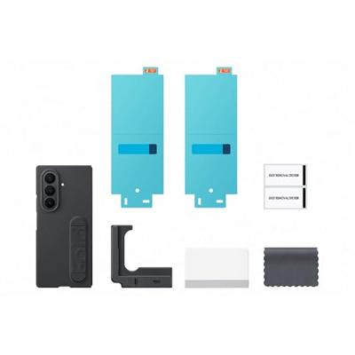 Samsung Silicone Case voor Samsung Galaxy Z Fold7 5G Telefoonhoesje Zwart - thumbnail