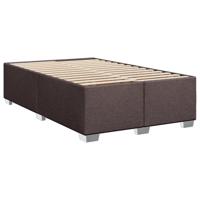 Boxspring met matras stof donkerbruin 80x200 cm - thumbnail