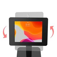 Dubbele tablethouder - CTA verstelbare tafelhouder met 2 universele beveiligingsbehuizingen voor detailhandel, klaslokaal, ziekenhuis en andere - compatibel met 7-14 inch tablets - thumbnail