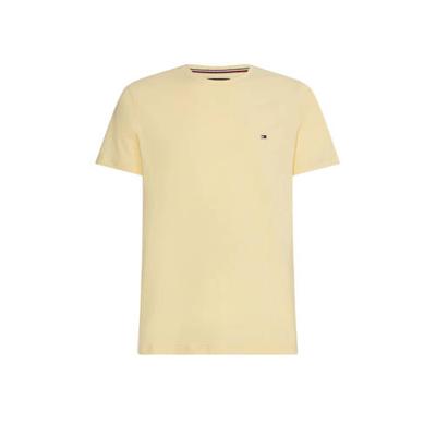 Tommy Hilfiger T-shirt met biologisch katoen lichtgeel Tommy Hilfiger T-shirt met biologisch katoen lichtgeel