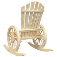 Schommelstoel Adirondack massief vurenhout - thumbnail