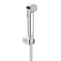 GROHE Tempesta-F Trigger Spray 30 Handdoucheset - 1 straalsoort - rond - met houder - metalen slang - 125cm - chroom 26354000 - thumbnail