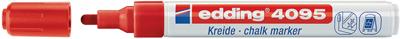 Krijtstift edding 4095 rond 2-3mm rood Krijtstift edding 4095 rond 2-3mm rood