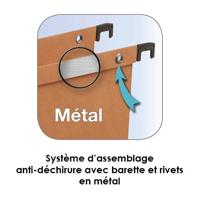 L&apos;Oblique hangmappen voor laden AZO tussenafstand 330 mm (A4), bodem 30 mm, oranje - thumbnail