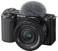 Sony ZV-E10L Systeemcamera voor Vloggen met 16-50mm II Lens (APS-C Sensor, 4K Video, Kantelbaar Scherm, Real-Time Eye AF, Ideaal voor Contentmakers) - thumbnail