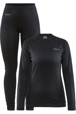 Craft Baselayer Set Thermoset Dames Black L