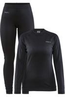 Craft Baselayer Set Thermoset Dames Black L - thumbnail